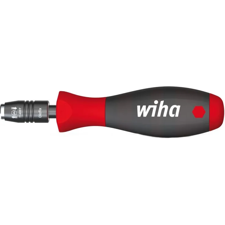 Wiha Schraubendreher mit Bithalter CentroFix mechanisch verriegelbar 1-4'' (40331) 149 mm