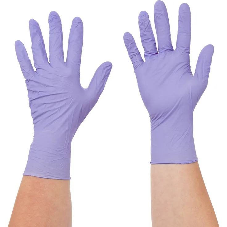 Semperguard 816780239/3000001620 XtraLite Einmalschutz und Untersuchungshandschuh aus Nitrillatex, puderfrei, Größe XL, 9-10, Lavendelblau (180 er-Pack)