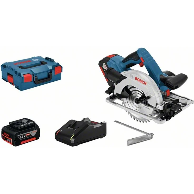 Bosch Professional 06016A2106 GKS 18V-57 G System Akku Kreissäge, 18 V – Bild 2