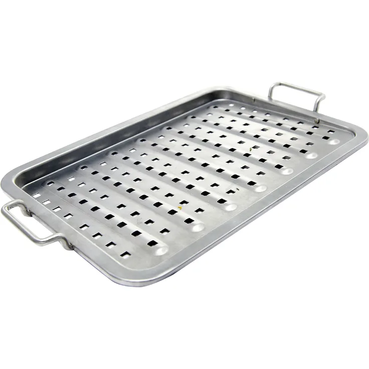 Broil King Grill-/Grillzubehör, Grilltabelet mit Griffen, edelstahl, 5 x 5 x 5 cm, 69720