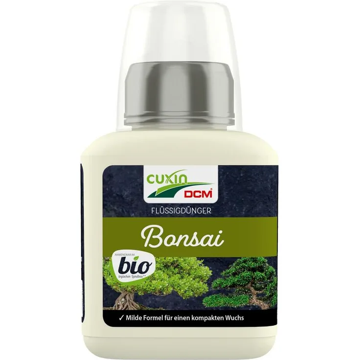 CUXIN DCM Flüssigdünger Bonsai BIO Bonsaidünger, NK 3-4, 250 ml