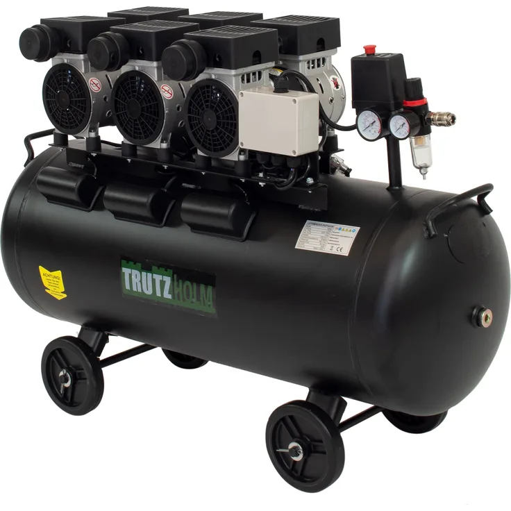 TrutzHolm Silent Flüsterkompressor 90L leise Kompressor 2250W TH-fk90l