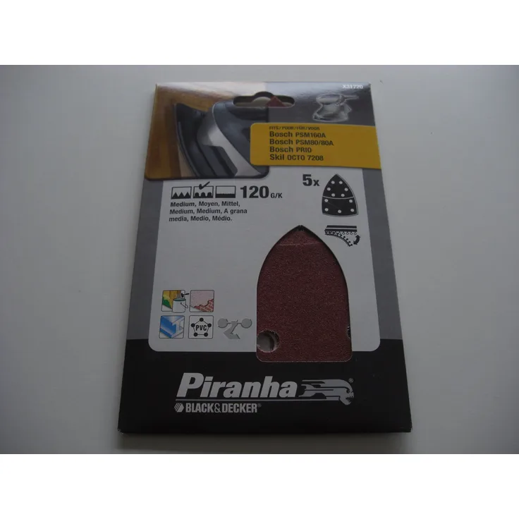 Piranha Detail X31720-XJ 120 G Egalisierunsbrett Blatt