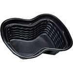 Heissner Teichbecken PE 1.000 l, nierenförmig, Schwarz