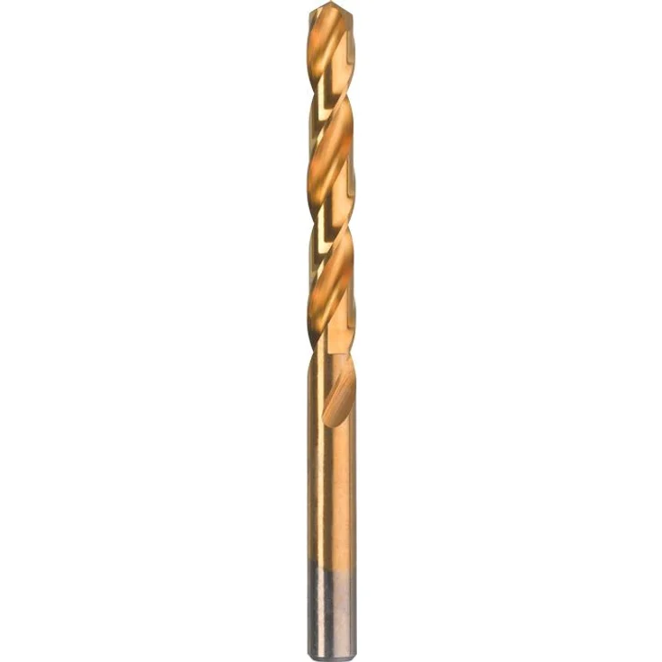 KWB Ø 5 mm Metallbohrer HSS TiN 238650 (HSS Spiralbohrer, Industriequalität, präzisionsgeschliffen, hohe Schnittgeschwindigkeit, DIN 338, Titanbohrer) – Bild 1