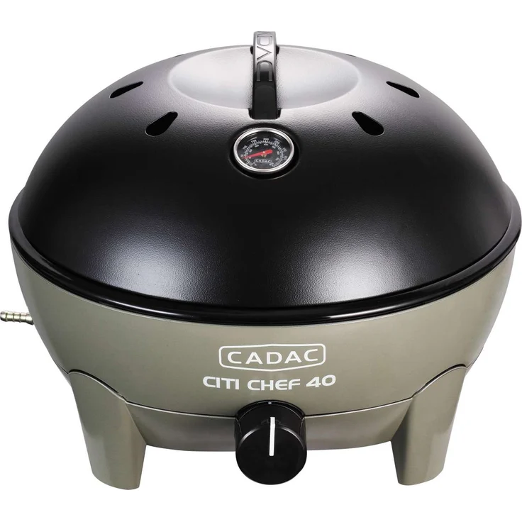Cadac Citi Chef 40 Olive Green, 30mbar Tragbarer Gasgrill 5610-20-12-EF, Maße 33 x 42,2 x 42,2 cm – Bild 1