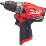 Milwaukee, 12 V Bohrschrauber M12 FPD-0 4933459801 ohne Akku ohne Ladegerät, Red & Black