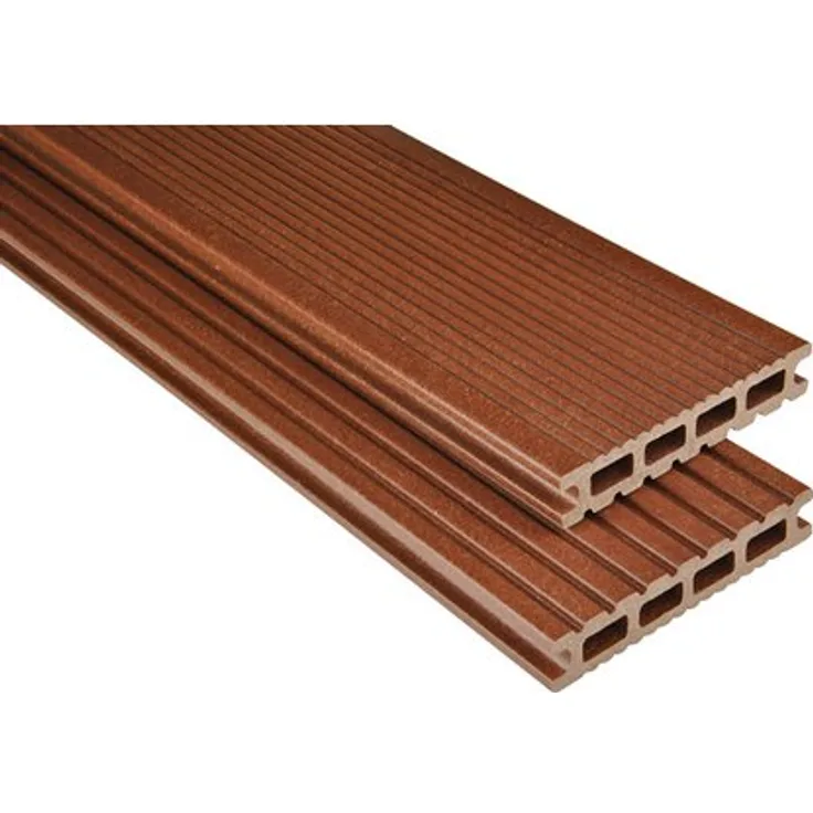 Kovalex WPC Terrassendiele Exklusiv mattiert Braun Standardmaß 2,6x14,5x300cm 4002718720252