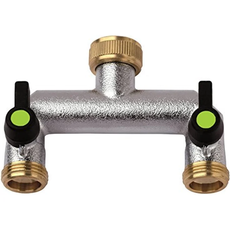 S & M 551352 Dual 3-4 Buchse 2 männlichen Ausgänge 3-10,2 cm Bewässerungszubehör – Bild 1