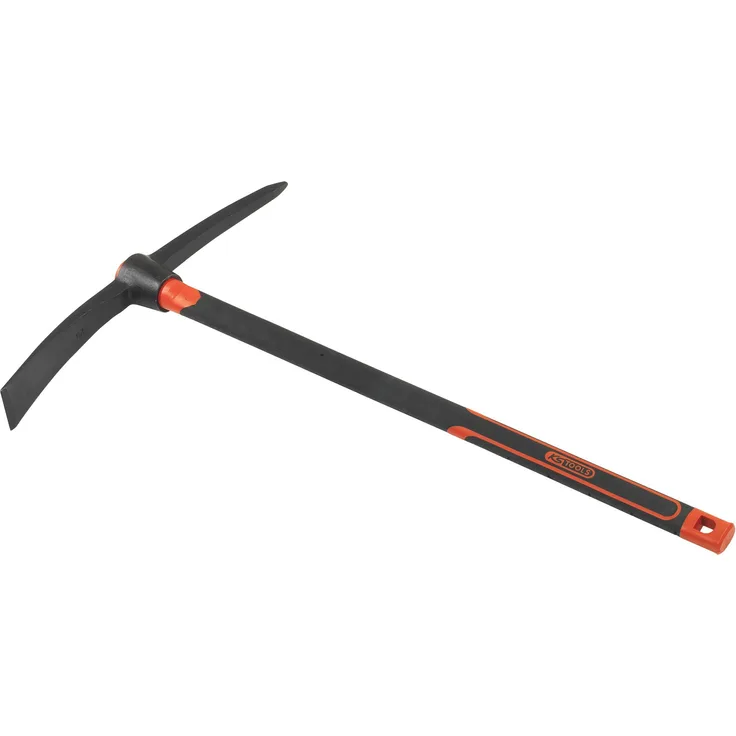 KS Tools, Spitzhacke, 144.0922, Griff aus 3 Materialien, mit rundem Loch, 2,5 kg