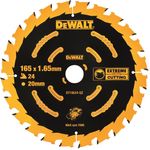 DeWalt DT10624-QZ Kreissaegeblatt Akku 165-20mm 24WZ, multi, 165 x 20 x 24T