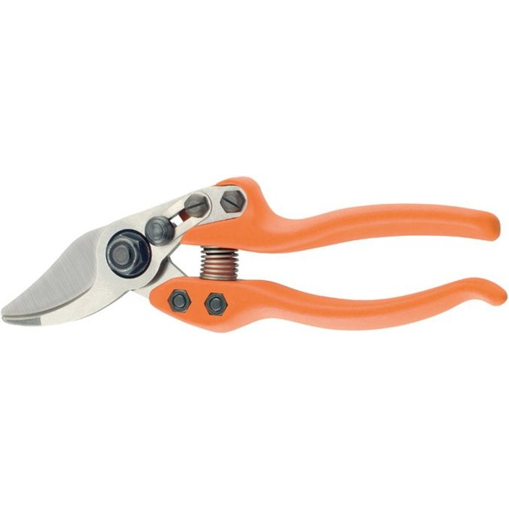 Löwe 12 Bypass Gartenschere 12.104 mit kurzem Präzisionsschneidekopf - leichte Rechtshänder Rosenschere für mittlere bis große Hände ideal zum präzisen Schneiden von Pflanzen Rosen mittelgroß und groß