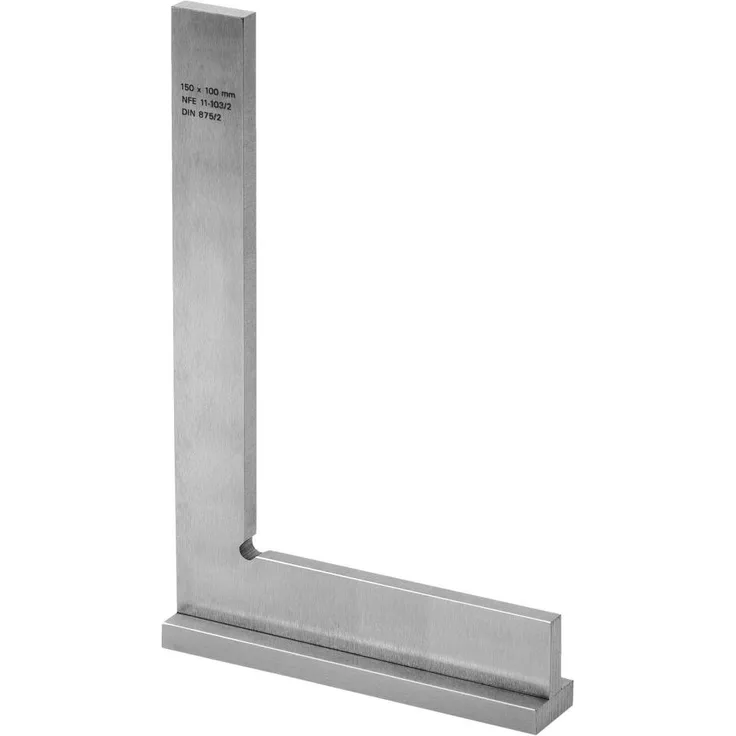 FACOM Flachwinkel 90°, mit Anschlag, Klasse II, 150 x 100 mm, 1 Stück, DELA.1257.04