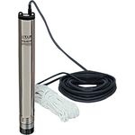 T.I.P. 30082 Tiefbrunnenpumpe Edelstahl AJ 4 Plus 100-57 AUT mit integrierter elektr. Pumpensteuerung, bis 6.000 l-h Fördermenge Tiefbrunnenpumpe - Preisvergleich