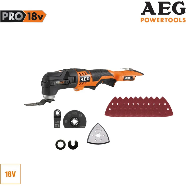 AEG-Omni-18C 0kit1 X Multifunktionswerkzeug, 18 V
