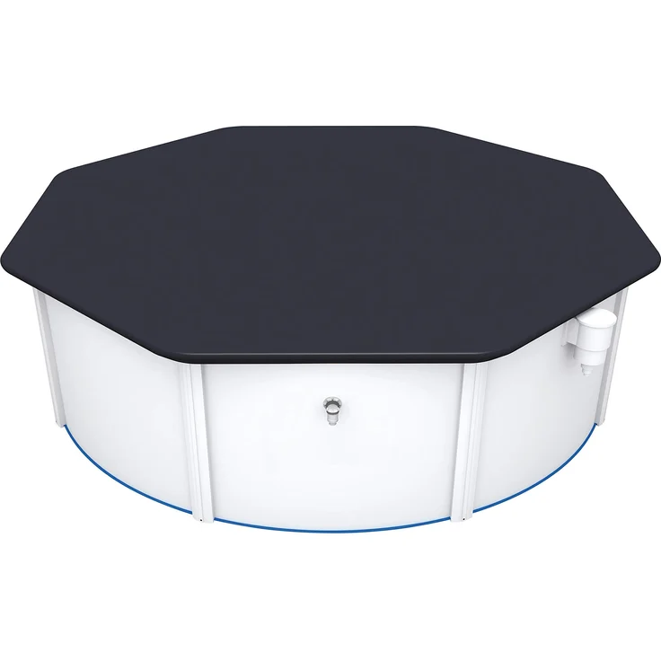 Bestway Flowclear PVC-Abdeckplane D:392 cm, grau, für Hydrium Pool 360x120 cm – Bild 1