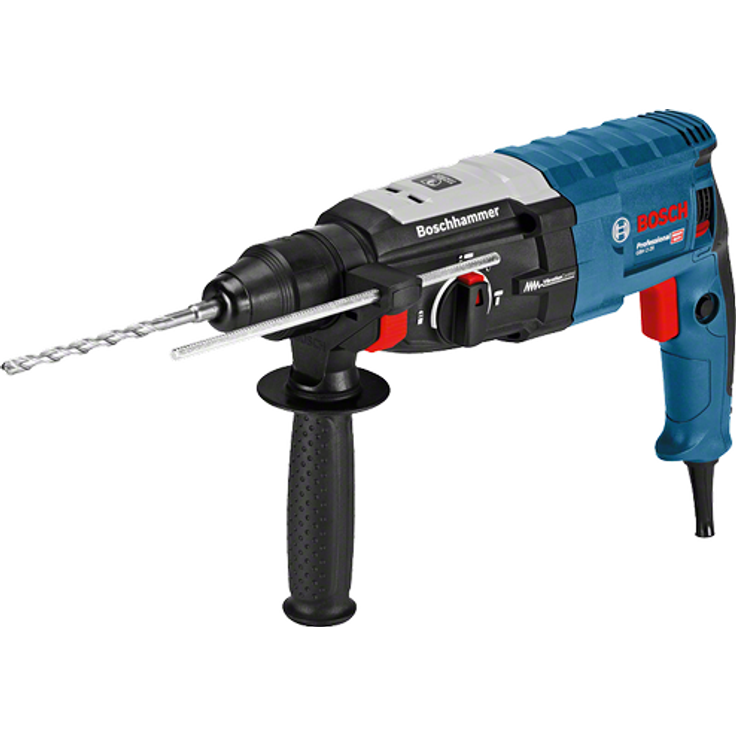 Bosch Professional Bohrhammer GBH 2-28 (880 Watt, mit SDS-Plus Aufnahme, bis 28 mm Bohr-Ø, Rückschlag-Schutz, im Koffer) – Bild 1