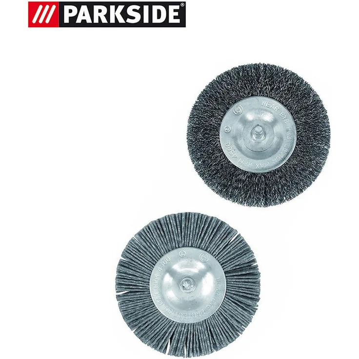 Grizzly Tools - Fugenbürsten Set (2-teilig), passend für Parkside Universalbürste PUB 500 A1 - LIDL IAN 308713