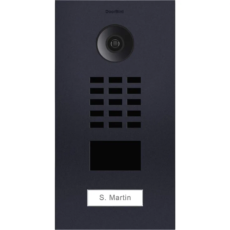 Doorbird D2101V Video-Türsprechanlage, IP mit RFID, Anthrazit