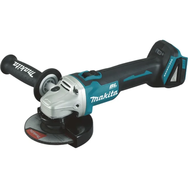 Makita DGA504Z Akku Winkelschleifer (Schleifscheiben-D 125 mm, automatische Drehzahlregelung, LED-Lampe, Spannung 18V, ohne Akku)