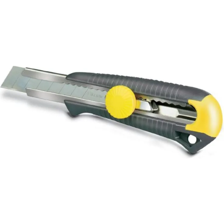 Stanley Cutter MPO (18 mm Klingenbreite, mit Edelstahl-Klingenführung und Klingenfixierung, ergonomischer Griff) 1-10-418