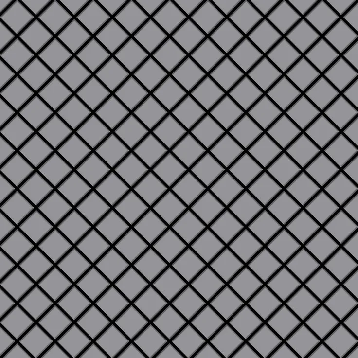 Mosaik Fliese massiv Metall Edelstahl matt in grau 1,6mm stark ALLOY Diamond-S-S-MA 0,91 m2