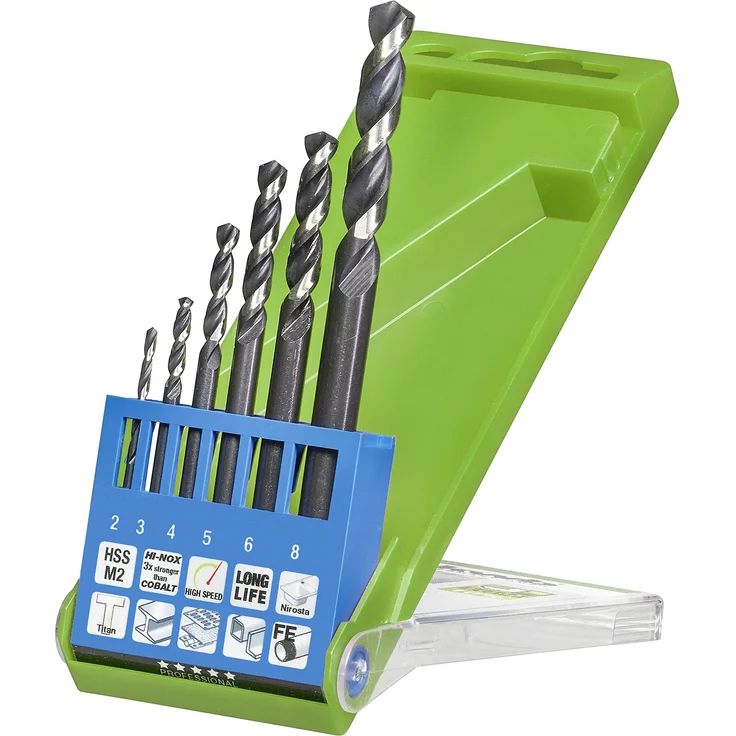 kwb Akku-Top Metallbohrer-Satz HI-NOX, HSS – Bohrer-Set, 6-teilig – Bild 1