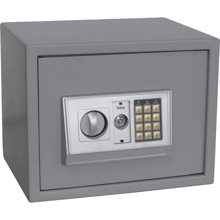 SAFE 3992 Tresor mit Zahlenschloss MIDI - Kleiner Tresor mit Zahlencode und Schlüssel - B 380 x T 300 x Höhe 300 mm 13 KG