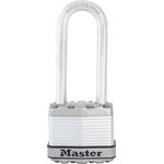 MASTER LOCK Hochsicherheits Vorhängeschloss [Schloss mit Schlüssel] [Laminiertem Stahl] [Wetterfest] [XL Bügel] M1EURDLJ - Ideal für Lagerräume, Lagerschuppen, Garagen, Zäune