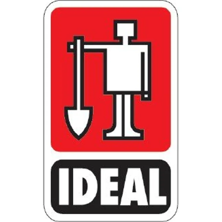 Idealspaten 67800000 Steingabel mit Federdülle, Gold, 33x25cm