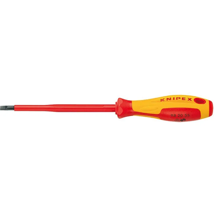 KNIPEX 98 20 30 Schraubendreher für Schlitzschrauben 202 mm