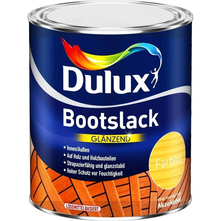 750ml Dulux Bootslack glänzend Farblos