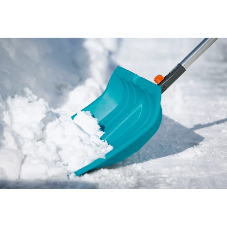 GARDENA Combisystem-Schneeschieber ES 50 (3243-20) Schneeschaufel mit langlebiger Edelstahl-Kante, leichtes Kunststoffblatt, bis -40°C kälteschlagfest, Arbeitsbreite 50 cm – Bild 5