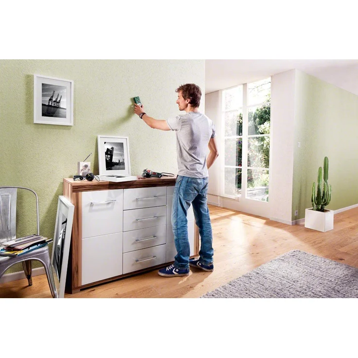 Bosch Truvo Ortungsgerät (für Metall, stromführende Leitungen in 70-50 mm Erfassungstiefe, Kartoninhalt: Truvo, 3x AAA Batterien) mit Batterien – Bild 9