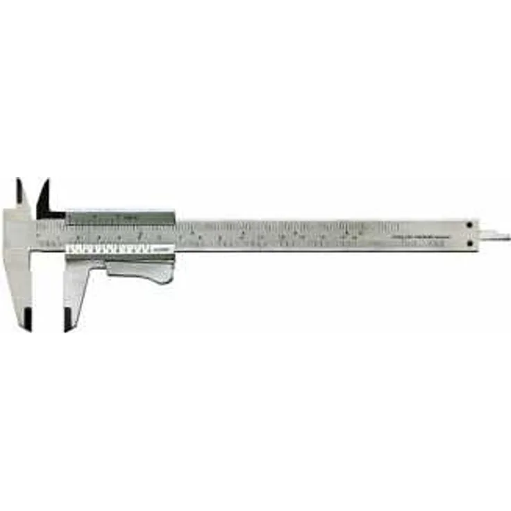 Fortis Taschenmeßschieber Momentfeststellung 150 mm 1-50, 1-1000