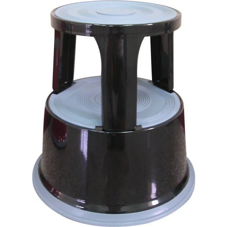 Q-Connect KF00633 Rollhocker aus Kunststoff schwarz