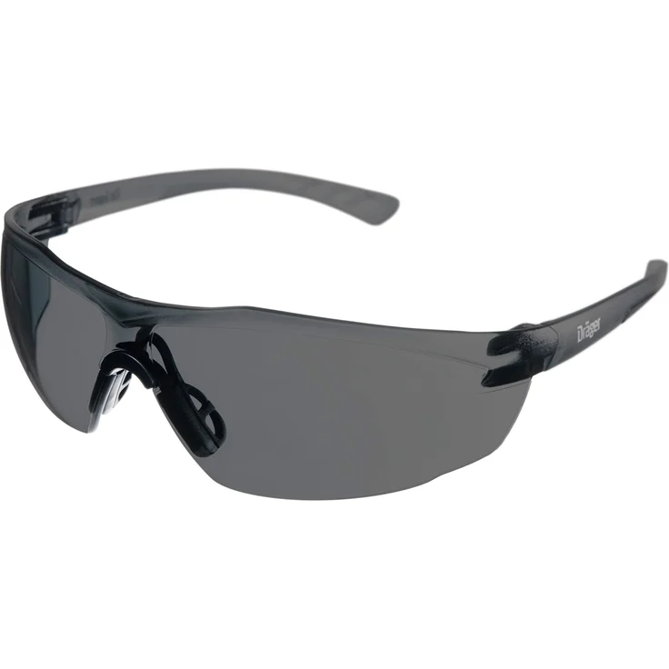 Dräger Schutzbrille X-pect 8321 | Leichte Sicherheitsbrille mit großem Sichtfeld | Für Baustelle, Werkstatt, Fahrrad-Fahren, Joggen | Getönt und beschlagfrei | 1 St. – Bild 1