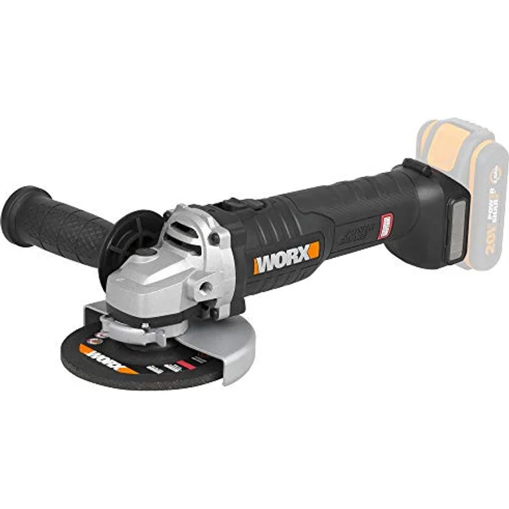 WORX WX812.9 Akku WinkelschleiferElektrische 20V Schleifmaschine mit bürstenlosem MotorZum Schleifen – Bild 1