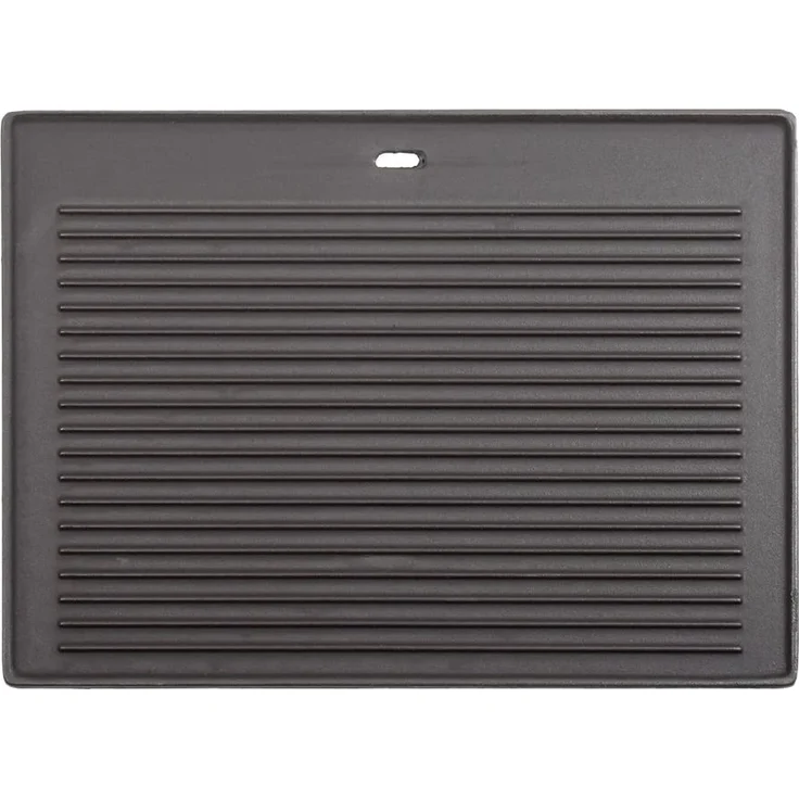 TAINO Grillplatte Zubehör Wendeplatte Gusseisen Pizzaplatte Gasgrill PRO 5kg – Bild 1