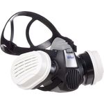 Dräger X-plore 3300 Maler Halbmasken-Set inkl. A2 P3 Kombi-Filter , Größen S-M-L , gegen Gase, Dämpfe, Fein-Staub und Partikel , Größe M