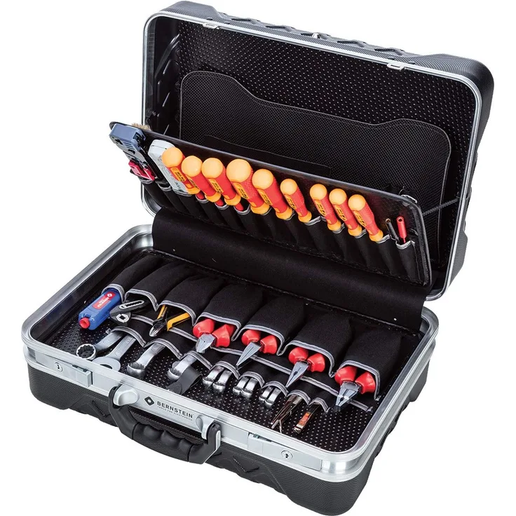 Bernstein Werkzeug Service-Koffer Teledata mit 80 Werkzeugen 6700