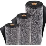 Steinfolie 10m x 0,4m breit Für Teichrand Bachlauf Teichfolie Kiesfolie Grau