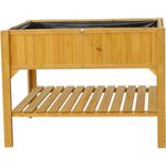 Habau 2854 Hochbeet mit Ablage, 119 x 57 x 90 cm
