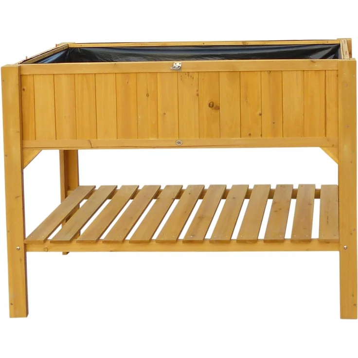 Habau 2854 Hochbeet mit Ablage, 119 x 57 x 90 cm – Bild 1