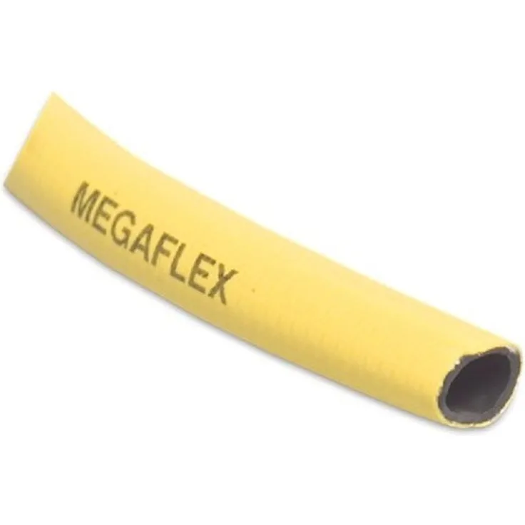 Megaflex PVC-Wasserschlauch 1-2 Zoll (innen-Ø 12,5 mm) x 50 m Länge, max. 8 bar, gelb