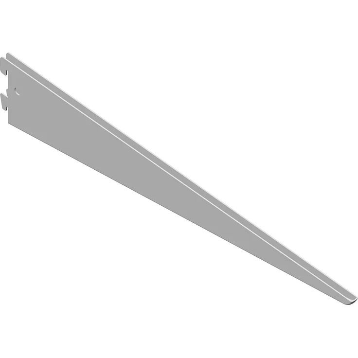 Element System U-Träger Regalträger 2-reihig, 2 Stück, 5 Abmessungen, 3 Farben, Wandschiene, weiß, - 4006676126408