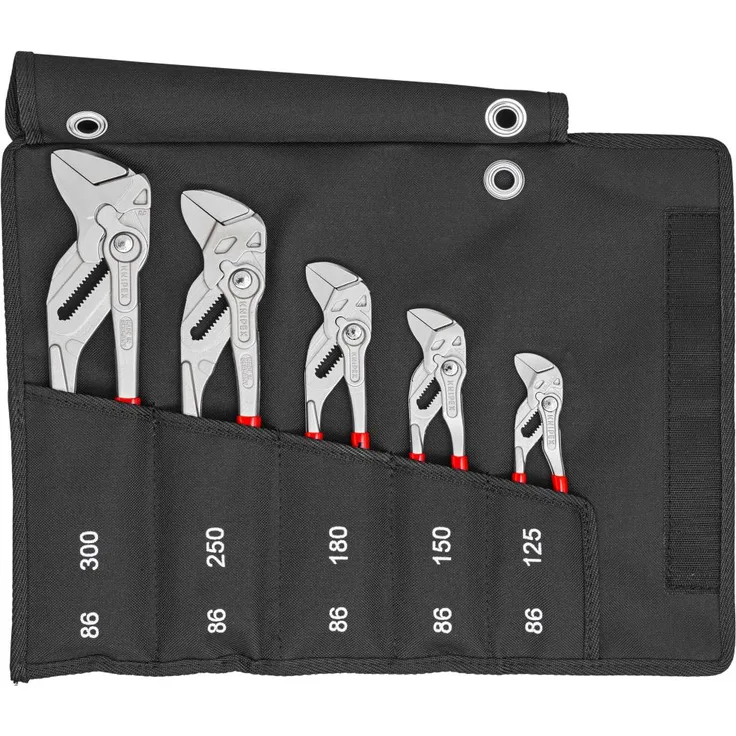 KNIPEX 00 19 55 S4 Zangenschlüssel-Set 5-teilig 319 mm