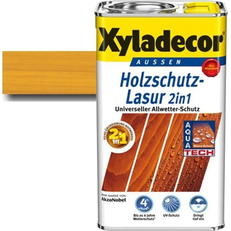 Xyladecor&reg, Holzschutz-Lasur 2 in 1 Eiche hell 0,75 l