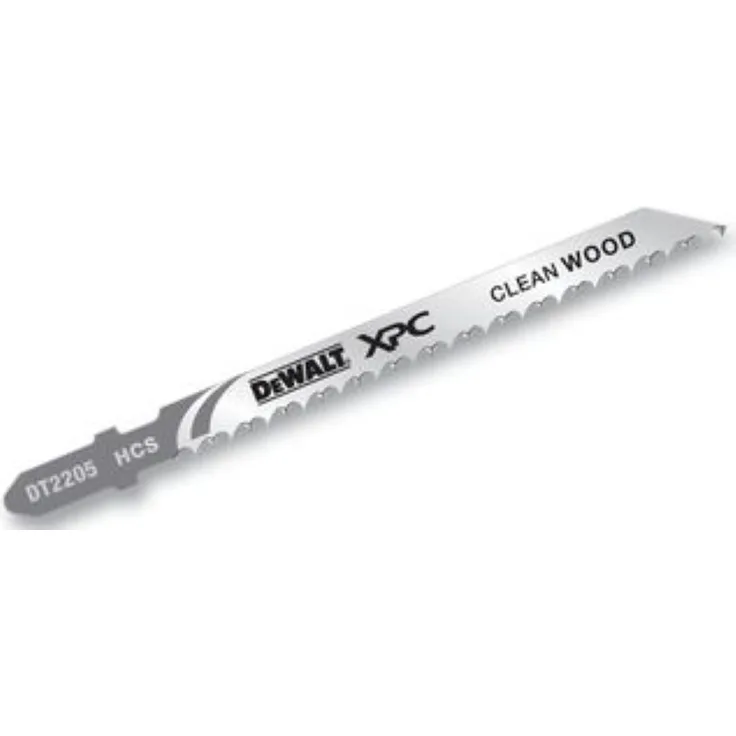 DeWalt XPC Holzstichsägeblätter (100-70-2.5 mm, max. Schnitttiefe 30 mm, HCS (Clean Wood) T-Aufnahme) DT2205