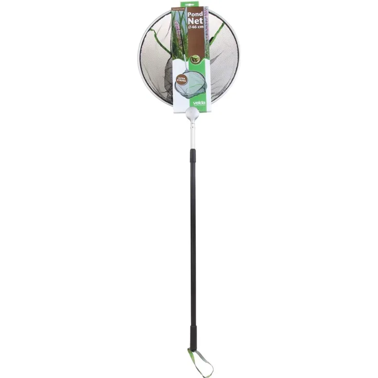 Velda Teichkescher rund 46 cm mit Teleskopstiel